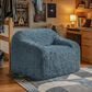 Furniture of America Phael Accent Chair in Ocean Blue, , large