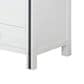 Lexora Home Ziva 80" Double Bathroom Vanity in White with 2 cm White Quartz Top and Rectangular Sinks, , large
