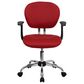 Flash Furniture Swivel Task Chair in Red, , large