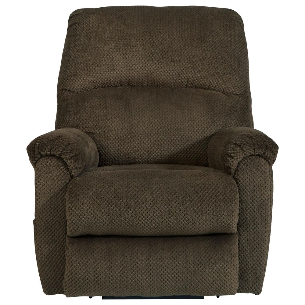 Signature Design by Ashley Shadowboxer Power Lift Recliner in Chocolate, , large