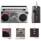 Ion Retro Glow Bluetooth Speaker in Silver, , large