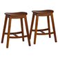 Linon Home Decor Culver Counter Stool in Brown (Set of 2), , large