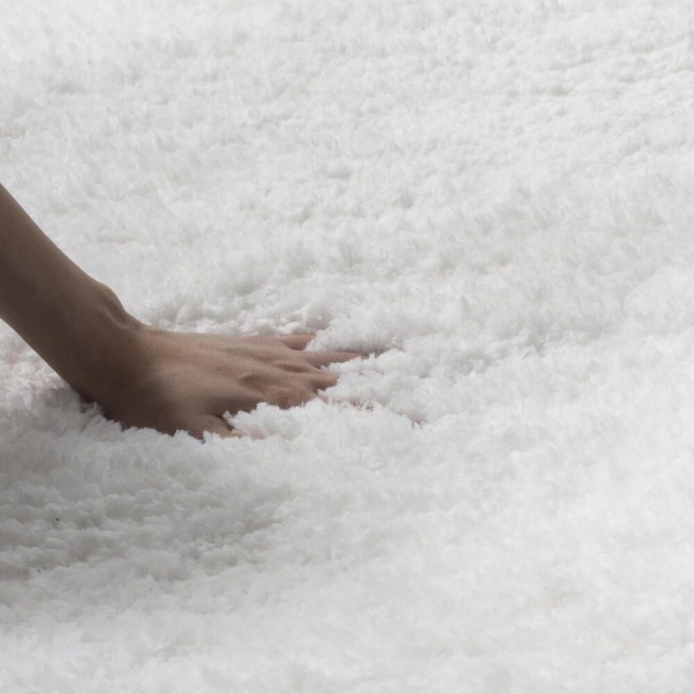 Safavieh Sheep Shag SSG101B 5&#39; x 8&#39; Ivory Area Rug, , large