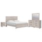 Ashley Broachmyn 4 Piece King Bedroom Set in Light Gray, , large