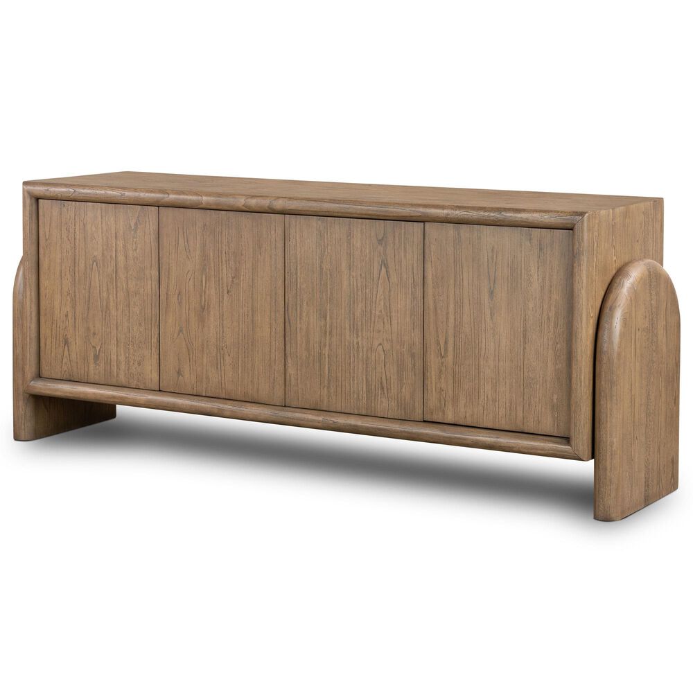 Four Hands Thompson Sorrento 4Door Sideboard in Aged Drift Mindi