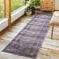 Surya Colin 2"7" x 10" Plum, Ink Blue, Dusty Pink and Cream Runner, , large