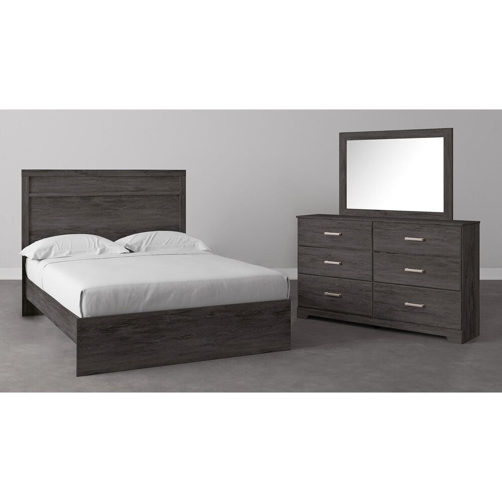 Ashley Belachime Dresser Mirror in Dark Charcoal, , large