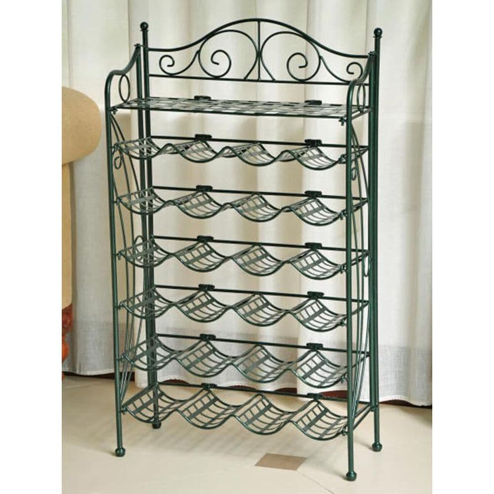 International Caravan Iron 24-Bottle Wine Rack International Caravan Iron 24-Bottle Wine Rack
