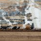 RIZZY Elite 10" x 13" Brown, Grey and Denim Area Rug, , large