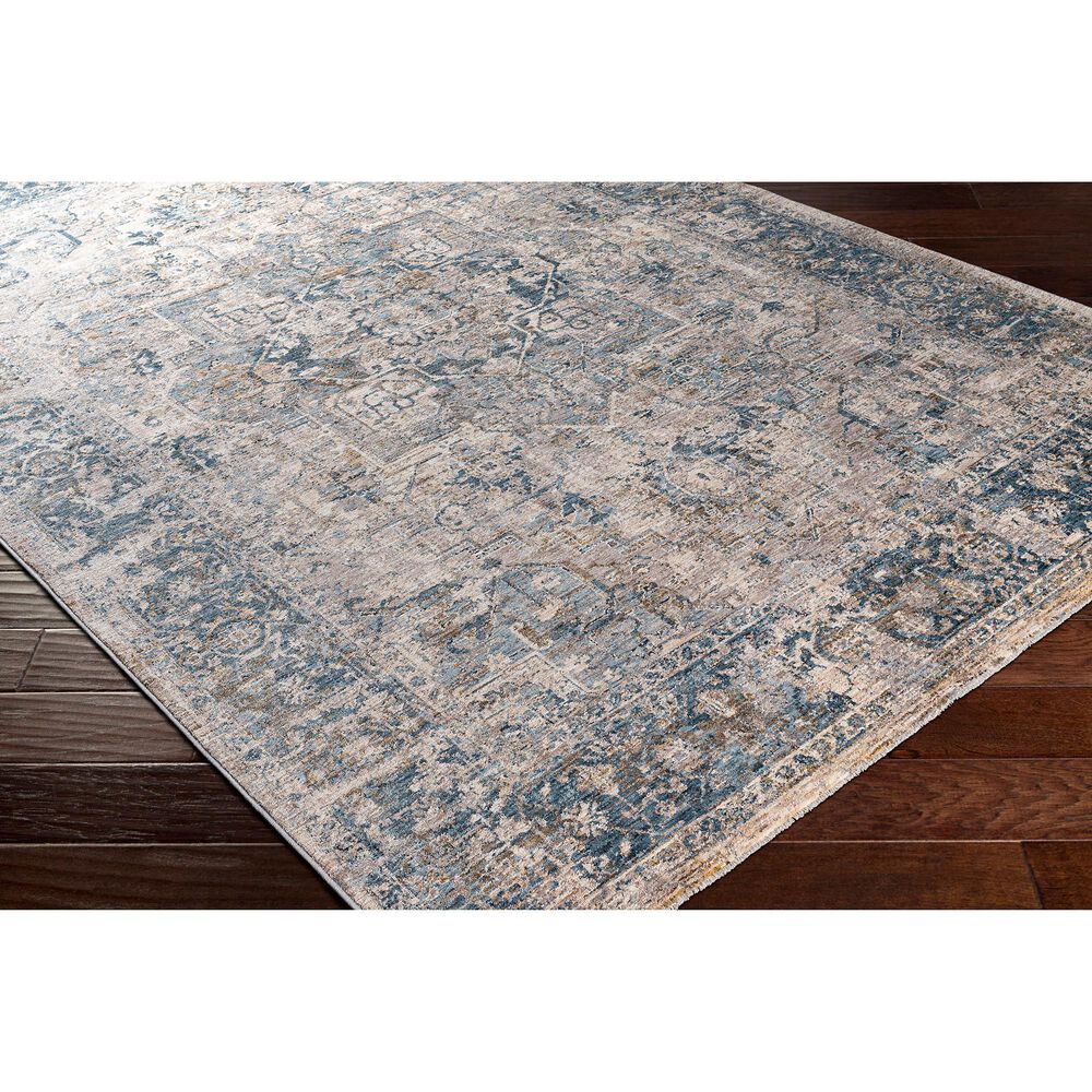 Surya Mirabel 7&#39;10&quot; x 10&#39;3&quot; Teal, Aqua, Mustard, Taupe, Gray and Beige Area Rug, , large