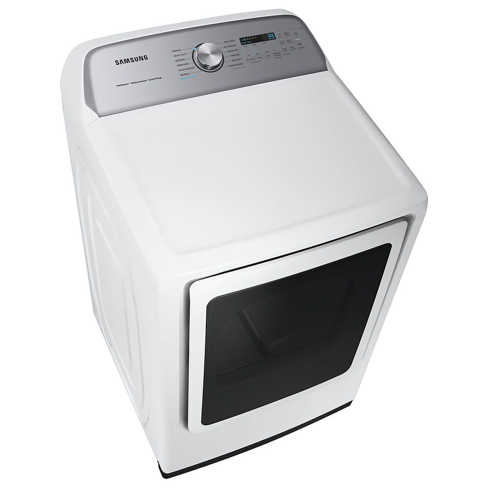 Samsung 7.4 Cu. Ft. Smart Gas Dryer with Steam Sanitize+ in White, , large