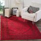 Safavieh Adirondack ADR108F-10 10" x 14" Red/Black Area Rug, , large