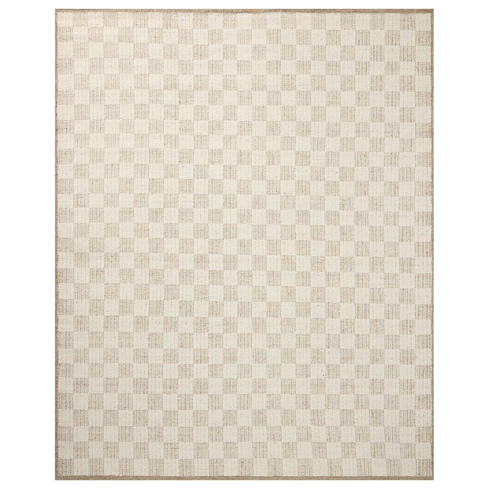 Loloi Knox Ivory and Khaki 7"9" x 9"9" Area Rug, , large
