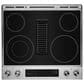 JennAir 6.2 Cu. Ft. Rise 30" Electric Downdraft Slide-In Range in Stainless Steel and Black, , large