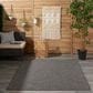 Nourison Positano 3" x 5" Charcoal Indoor/Outdoor Area Rug, , large
