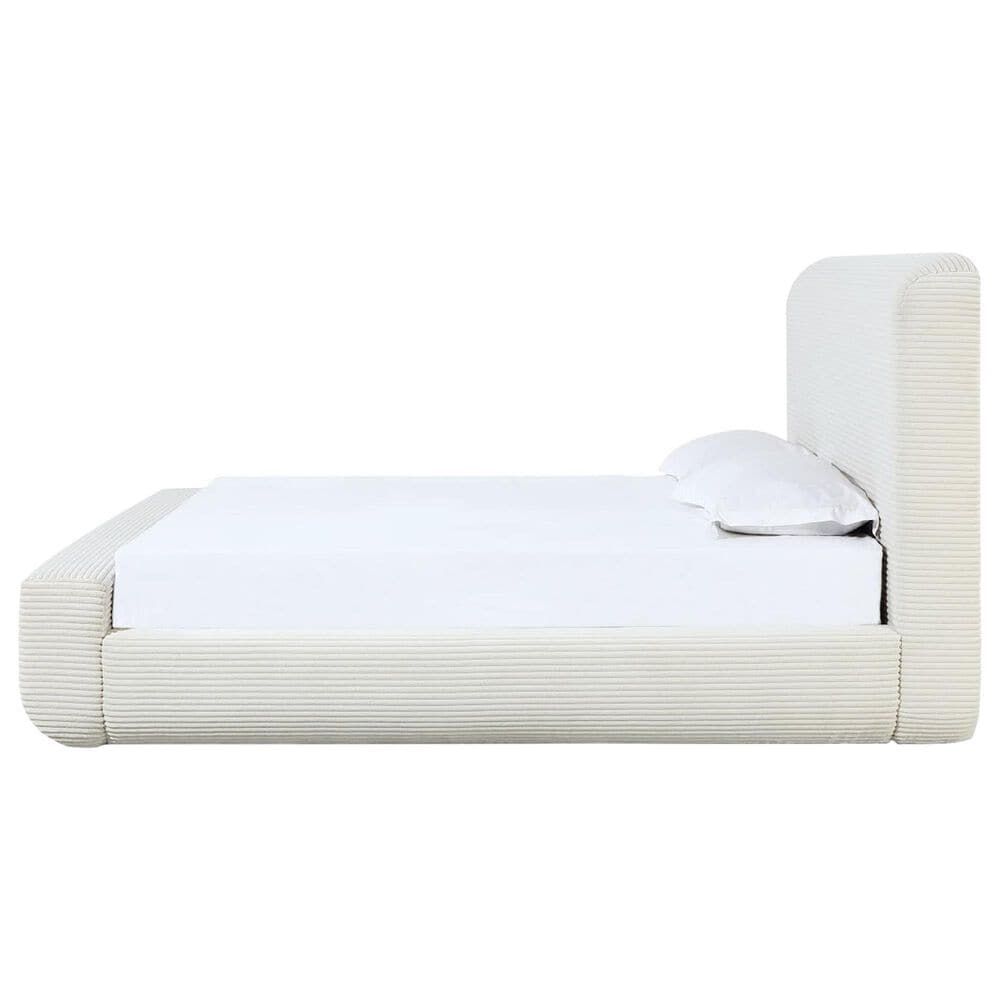 Urban Home Blossom Wisteria King Upholstered Bed in Frosty Chenille, , large