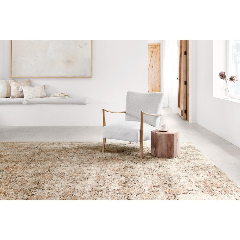 Loloi Theia THE-02 3&#39;7&quot; x 5&#39;2&quot; Taupe and Gold, , large
