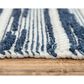 RIZZY Capri 7"6" x 9"6" Ivory and Blue Area Rug, , large