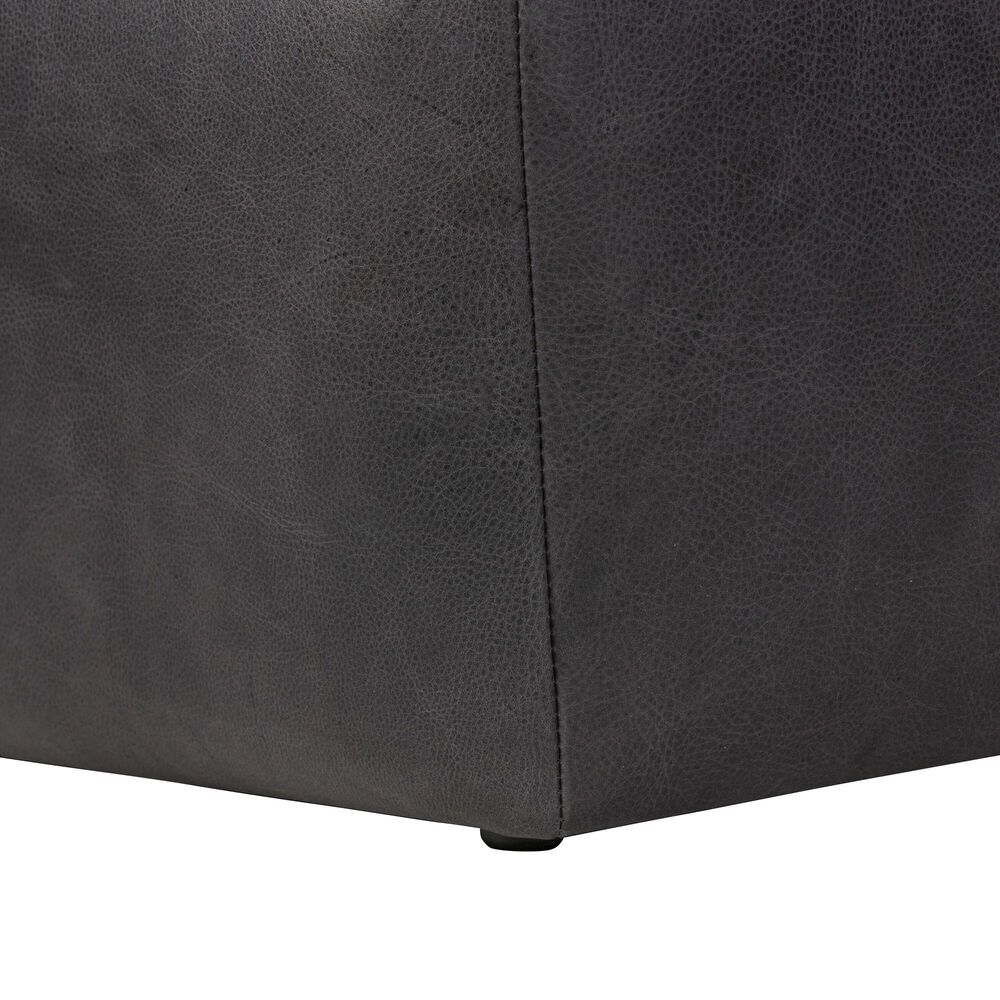 Four Hands Easton Yani Ottoman in Palermo Black, , large
