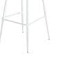 Hearth and Haven Gable Outdoor Barstool with Metal Frame in White (Set of 2), , large