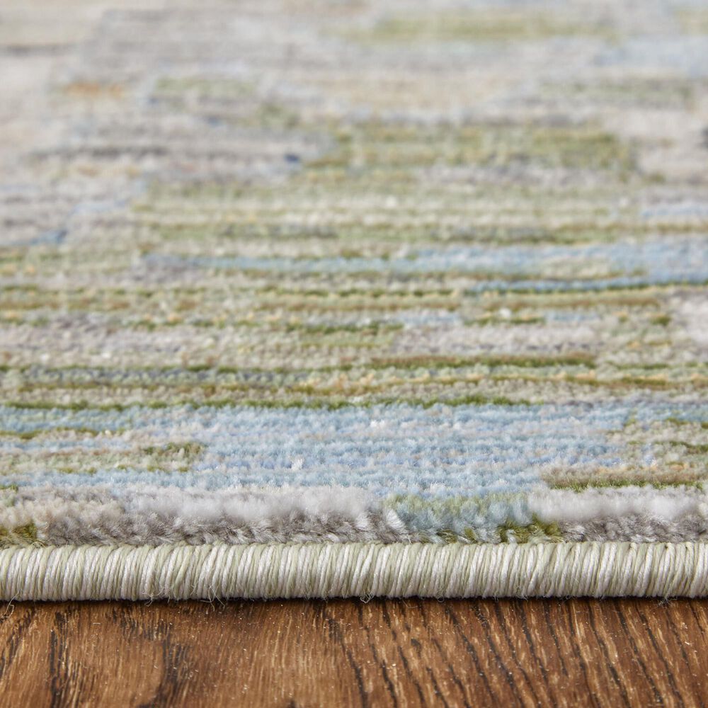 Feizy Melrose 7&#39;10&quot; x 10&#39;3&quot; Green and Ivory Area Rug, , large