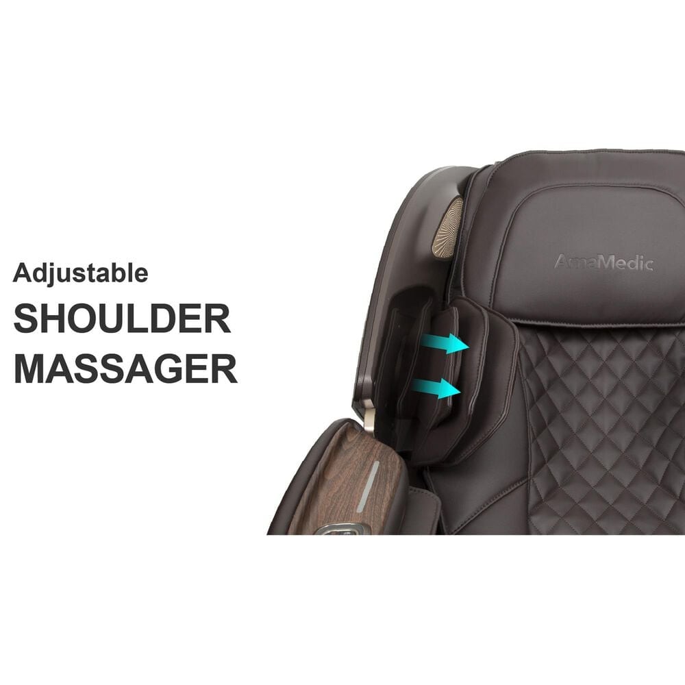 Osaki AmaMedic Hilux 4D Premium Massage Chair in Brown, , large