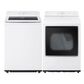 LG 5 Cu. Ft. Smart Top Load Washer and 7.3 Cu. Ft. Electric Dryer Laundry Pair in Alpine White, , large