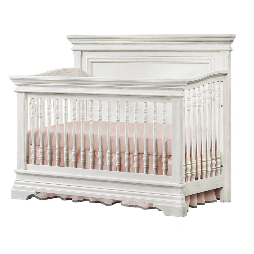 Eastern Shore Olivia 4 in 1 Convertible Crib in Brushed White, , large