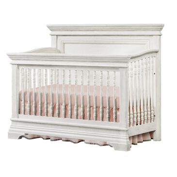 Little Dreamer Olivia 4 in 1 Convertible Crib in Brushed White, , large