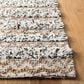 Safavieh Natura NAT720Z 5" x 8" Ivory and Black Area Rug, , large