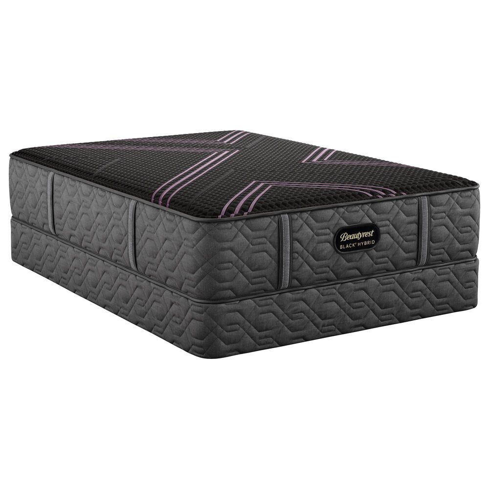 Beautyrest Black Hybrid Series2 Plush Twin XL Mattress with High Profile Box Spring, , large