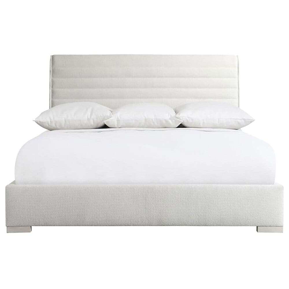 Bernhardt Sereno King Panel Bed in Light Grey, , large