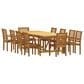International Home Miami San Pedro 11-Piece Rectangular Extendable Patio Dining Set in Dark Brown, , large