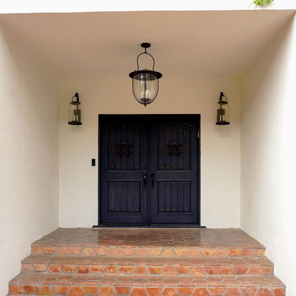 Troy Lighting Napa County 3-Light Exterior Wall Sconce in French Iron, , large