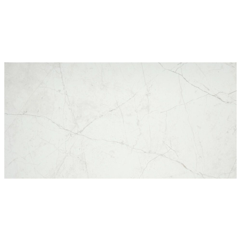 Emser Sterlina White 12" x 24" Polished Porcelain Tile, , large