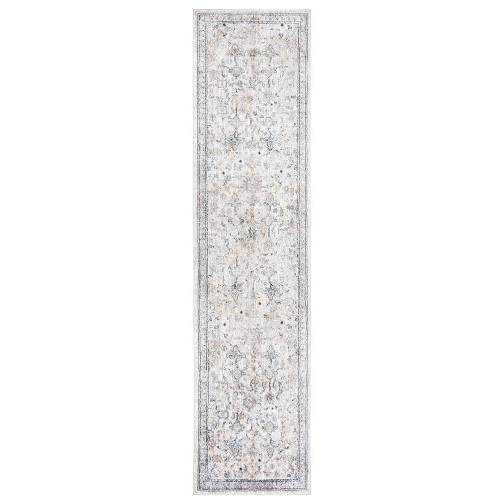 Safavieh Jasmine JSM333 2"2" x 9" Grey and Blue Runner, , large