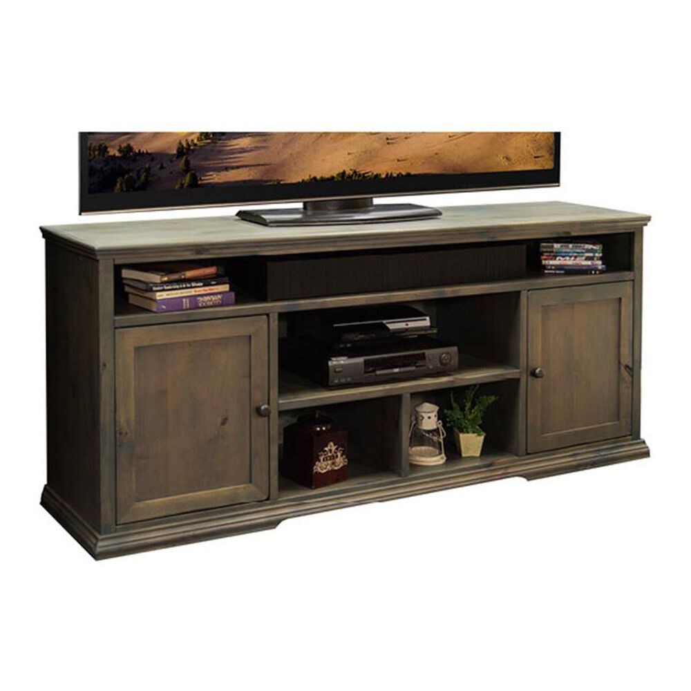 Endress International Greyson 74" Tall TV Cart in Barnwood, , large