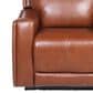 Crystal City Natalia Leather Power Recliner with Headrest in Coach, , large