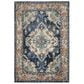 Safavieh Monaco MNC243N-5 5"1" x 7"7" Navy/Light Blue Area Rug, , large
