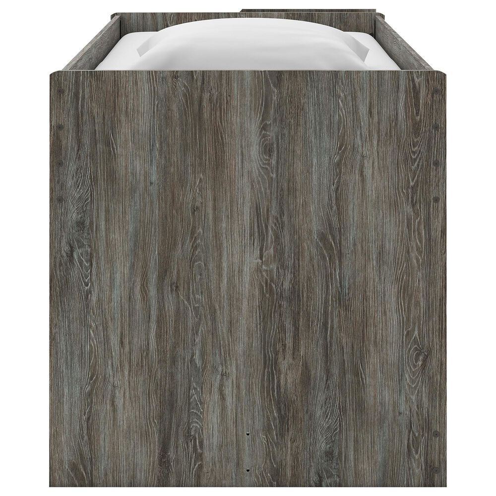 Ashley Frandern Twin Loft Bed with Drawer Storage in Gray, , large