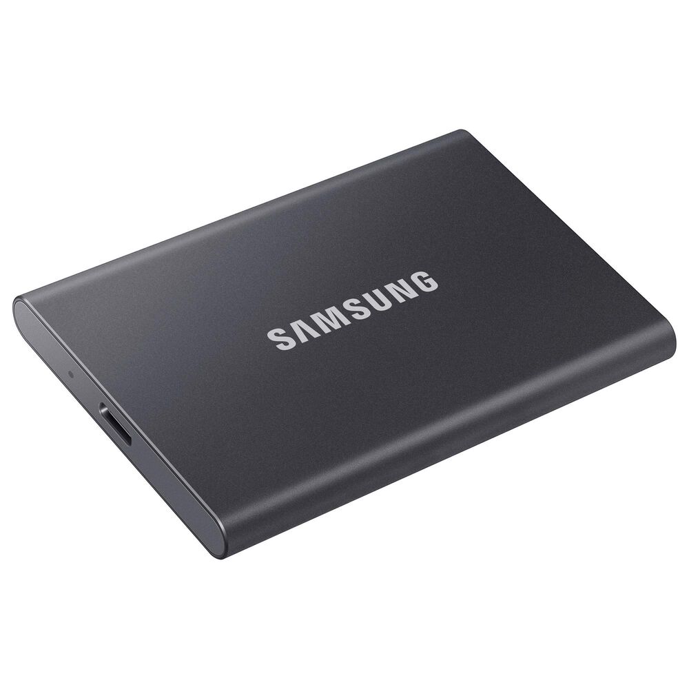 Samsung 1TB T7 Portable SSD in Titan Gray, , large