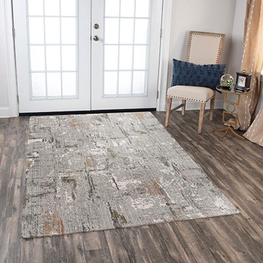 RIZZY Ankara ANK734 8&#39; x 10&#39; Gray Area Rug, , large