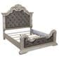 Millenium Bruchandi 3-Piece King Panel Bedroom Set in Antique White, , large