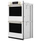 KitchenAid 30" Smart Double Wall Oven with Assisted Cook Cycles in Porcelain White, , large
