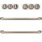 Cafe Handle and Knob Kit for Electric Range in Brushed Bronze, , large
