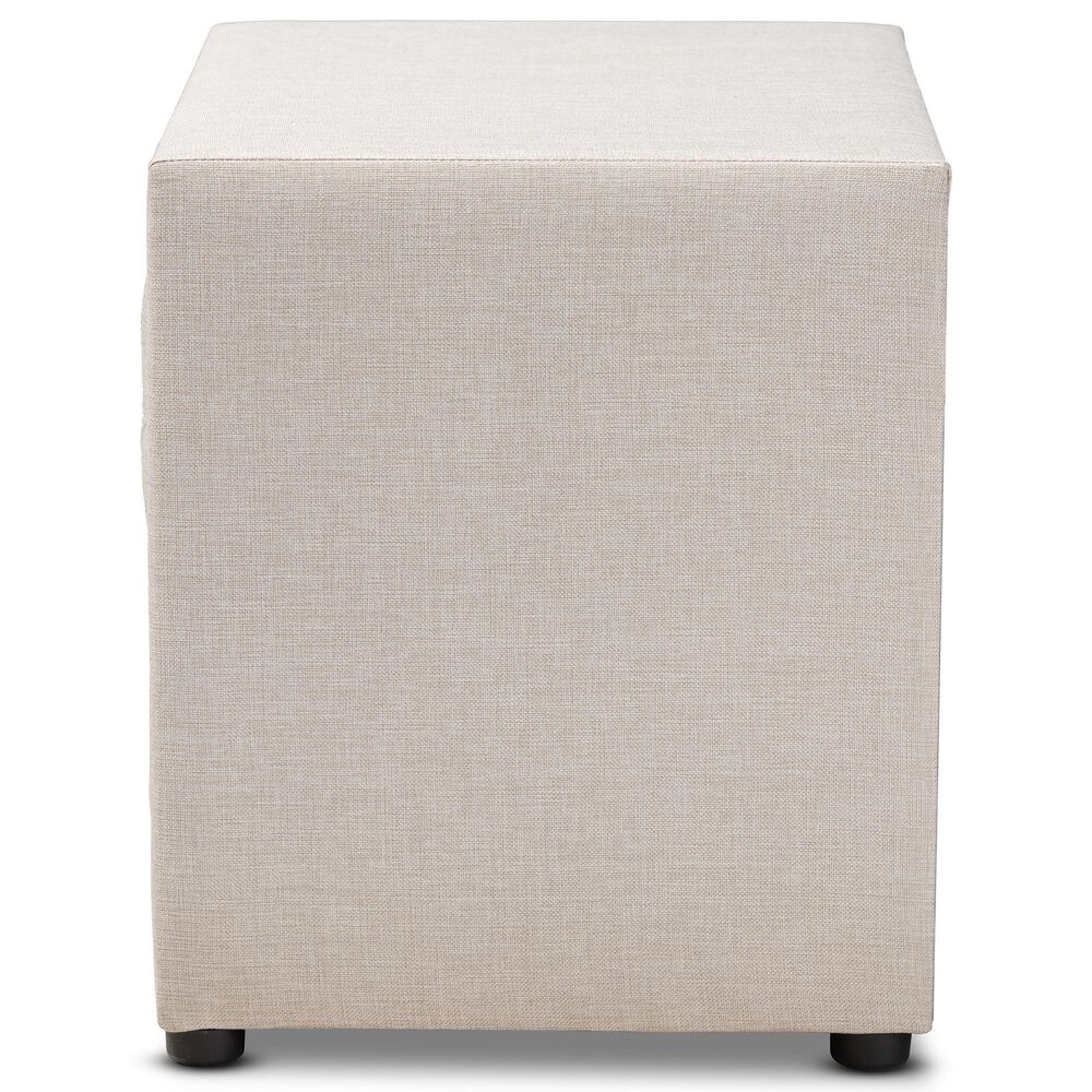 Baxton Studio Lepine 2-Drawer Nightstand in Light Beige, , large