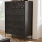 Furniture of America Bashford 5-Drawer Chest in Espresso, , large