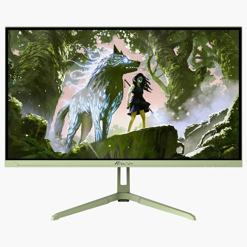 Arozzi Nova 24" IPS 200Hz Gaming Monitors in Forest Green, , large