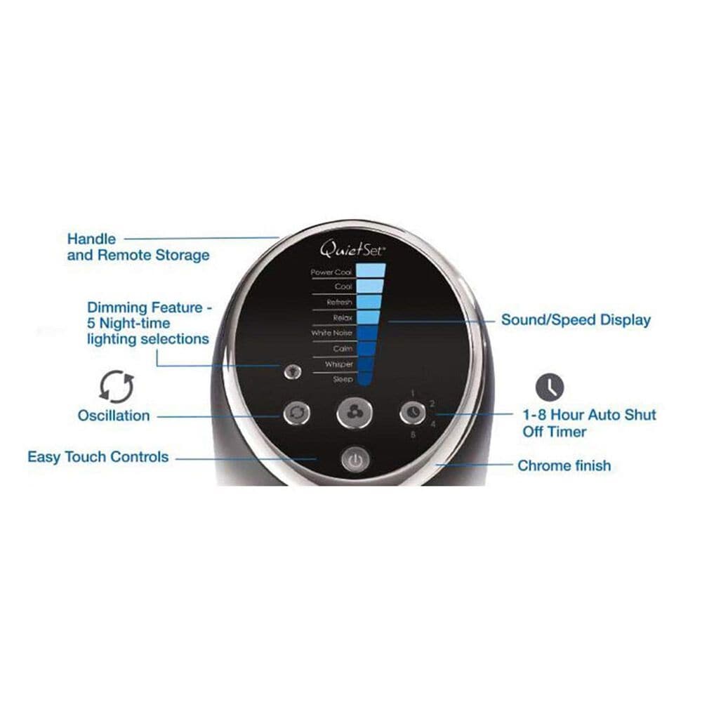 Honeywell Quietset Whole Room Tower Fan, , large