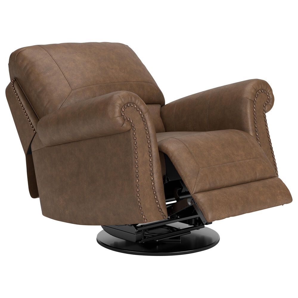 Ashley Chasemore Manual Swivel Glider Recliner in Earth, , large